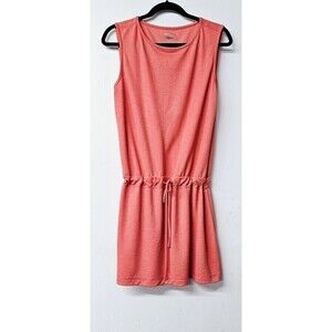 REEL LEGENDS Freeline Salmon Sleeveless Waist Tie Mini Dress (L)